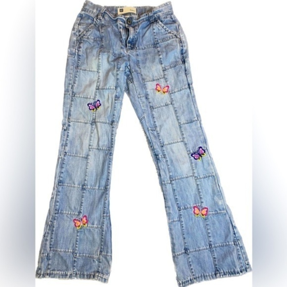 Gap Kids Denim Jeans with butterflies